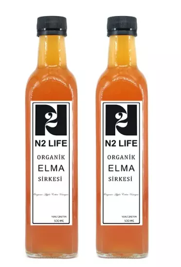 İkili Organik Elma Sirkesi | N2 Life